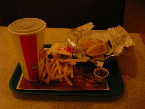 Wendy'sで夕食