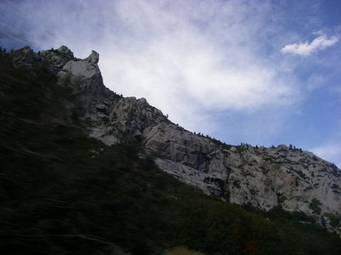 花崗岩の峡谷